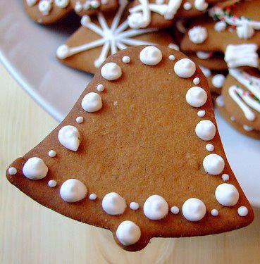 Gingerbread bell for Christmas