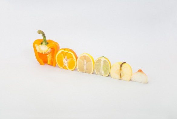A colorful winter clever arrangements of fruits and vegetables photographed by Florent Tanet7