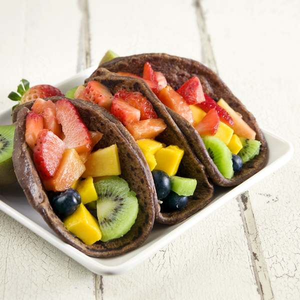 A MORNING FIESTA WITH HEALTHY FRUIT TACOS