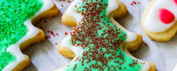 Holiday Cut-Out Sugar Cookies with Easy Icing