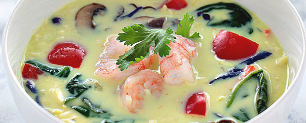 Thai Curry Soup with Shrimp