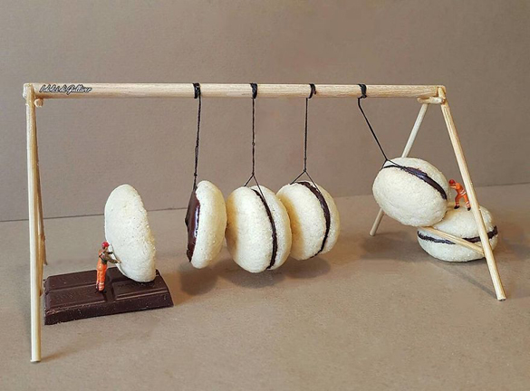 Matteo Stucchi creates miniature worlds with desserts