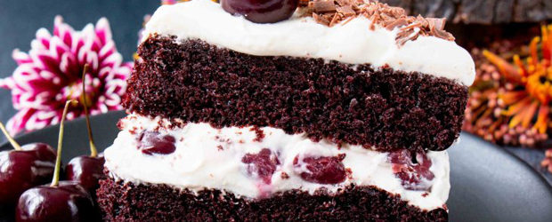 Homemade Black Forest Cake