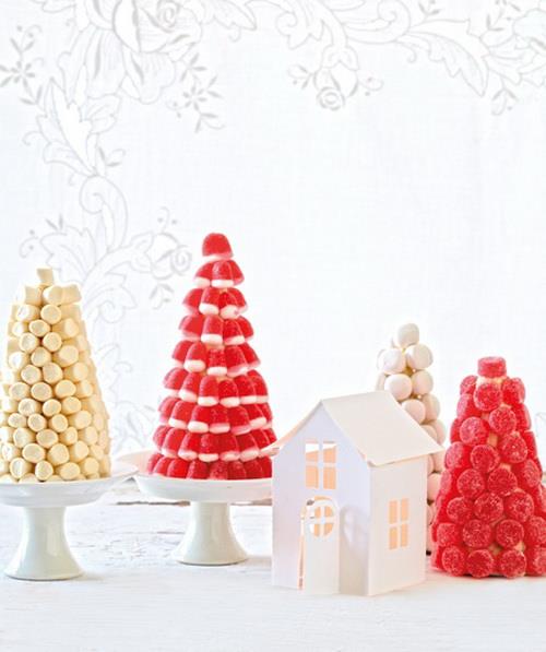 Christmas creative sweets and deserts ideas - Candy trees