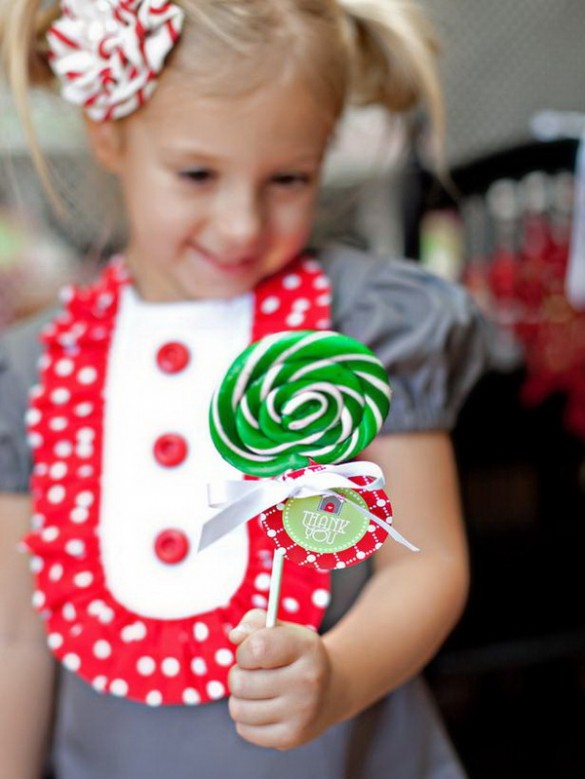 Christmas creative sweets and deserts ideas - Lollipop candy