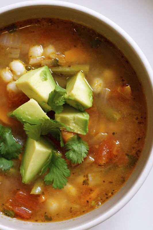 ON THE MENU: MEXICAN VEGETABLE SOUP WITH LIME AND AVOCADO
