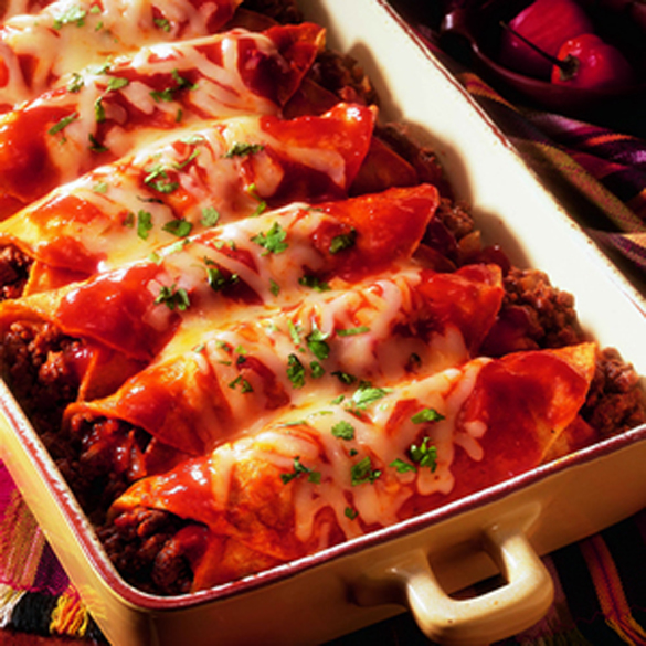 Mexican Speciality: Beef Enchiladas
