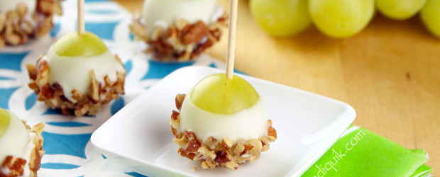 Grape Poppers - so easy to make and great for any party