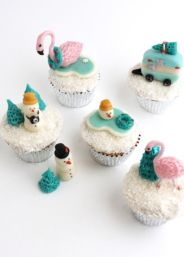 Snow Globe Cupcakes DIY