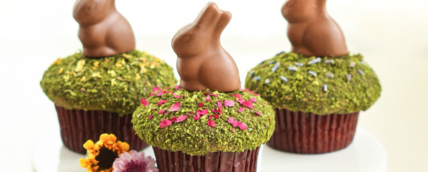 Matcha Moss Cupcakes