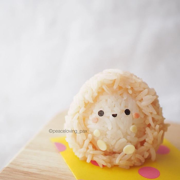 Adorable Rice Balls made by Peaceloving Pax