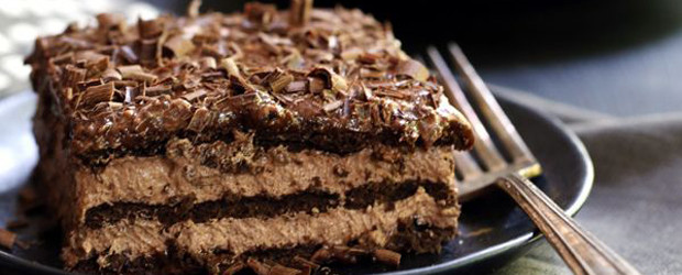 Double Chocolate no bake Eclair Cake
