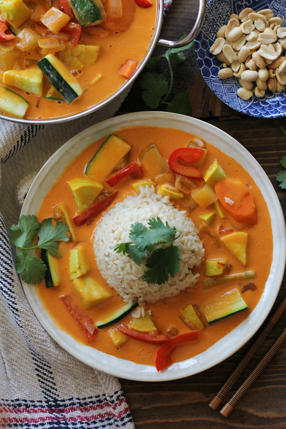 30-Minute Summer Vegetable Red Curry