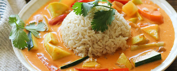 30-Minute Summer Vegetable Red Curry