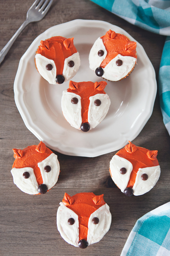 Five Minute Fox Cupcakes