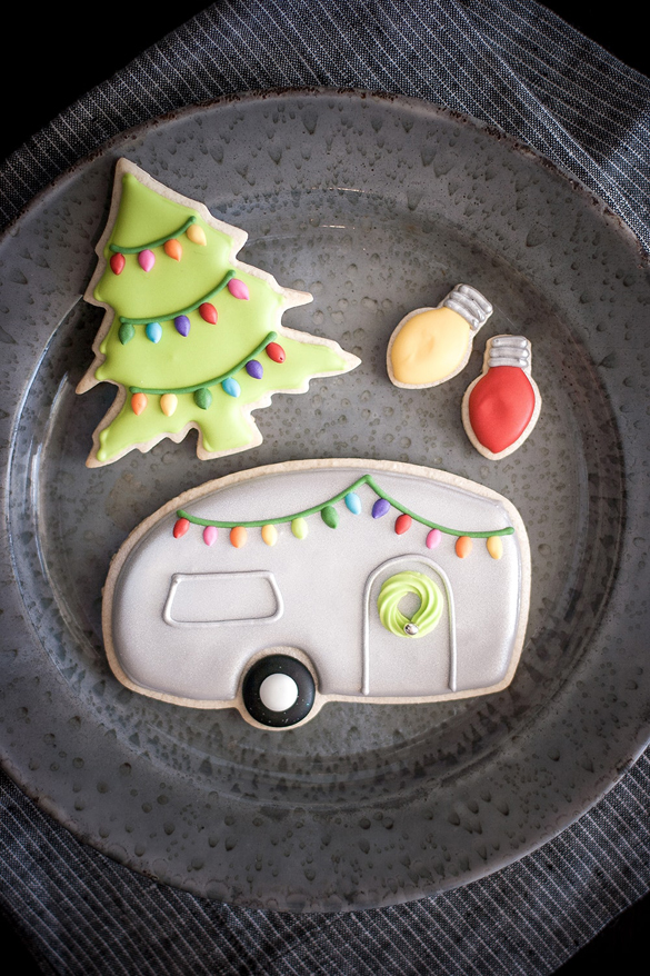 Airstream Camper Christmas Cookies