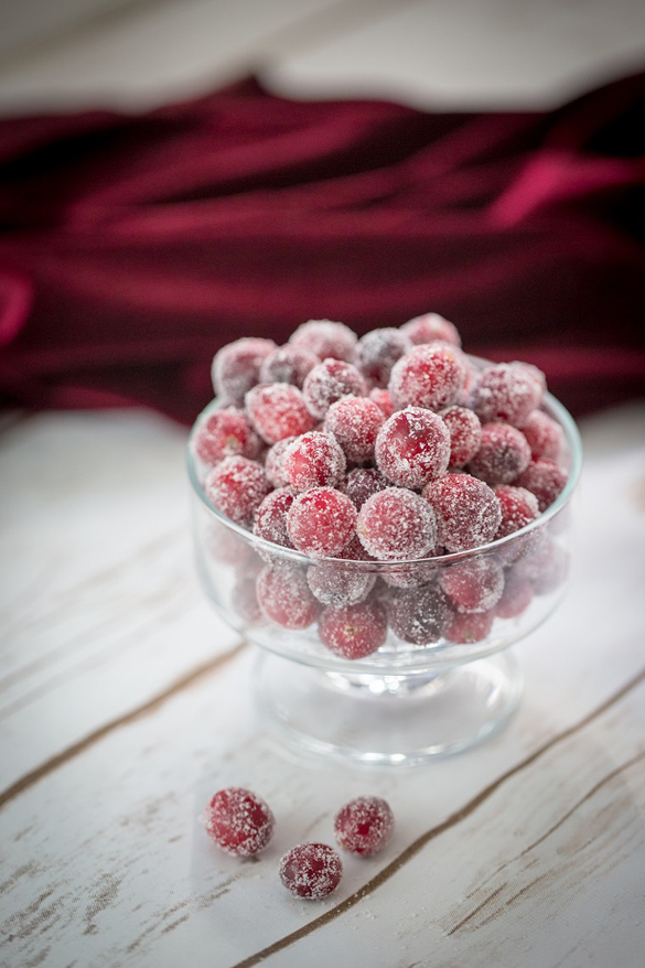 Sparkling Sugar-Frosted Cranberries