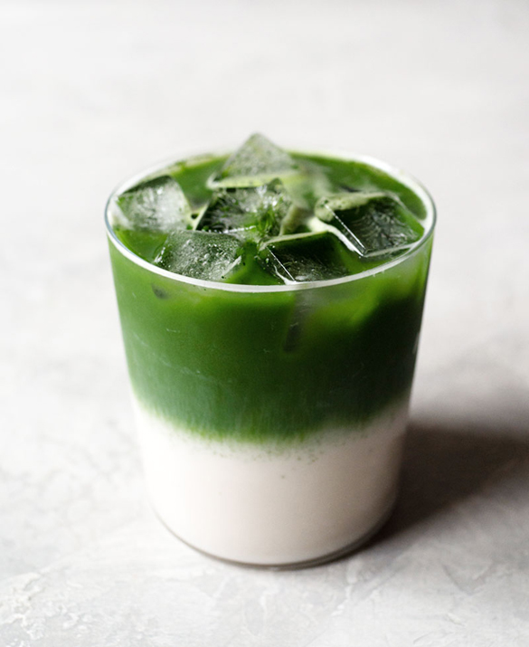 Iced Matcha (Green Tea) Latte