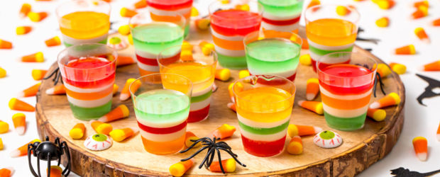 Halloween vodka Jell-O Shots